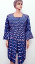 Robe manteau en pagne